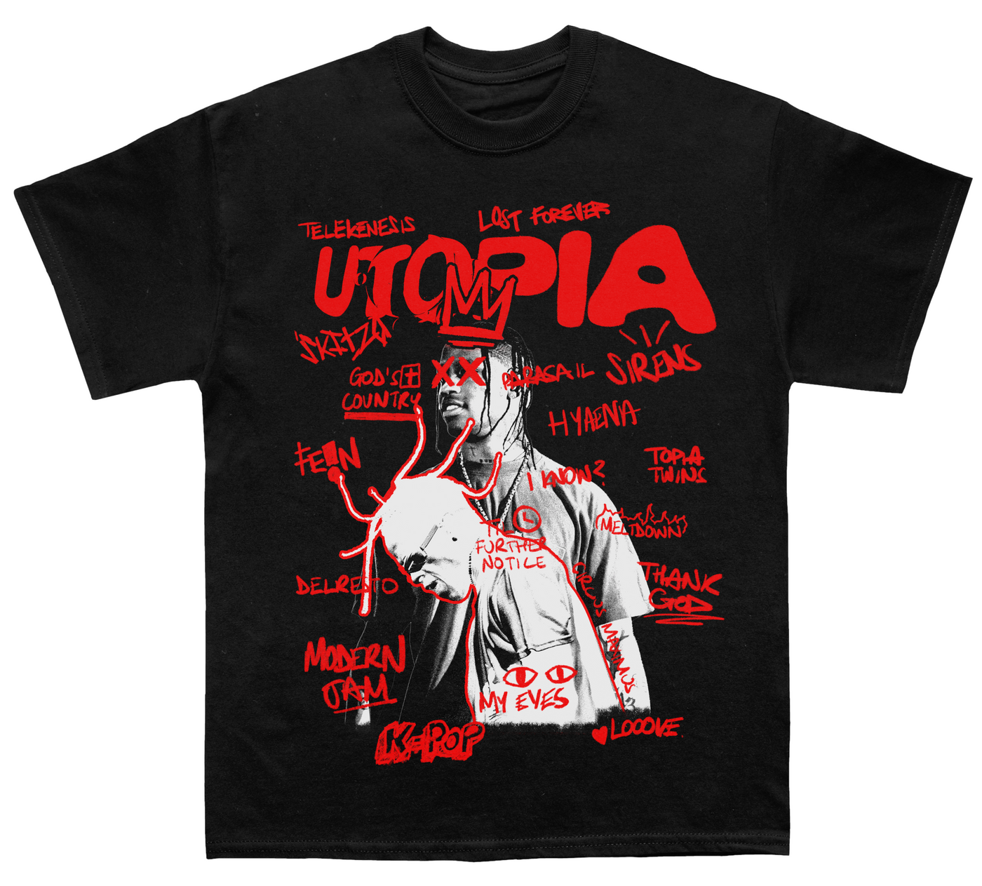 Travis Utopia Sketchbook T-shirt