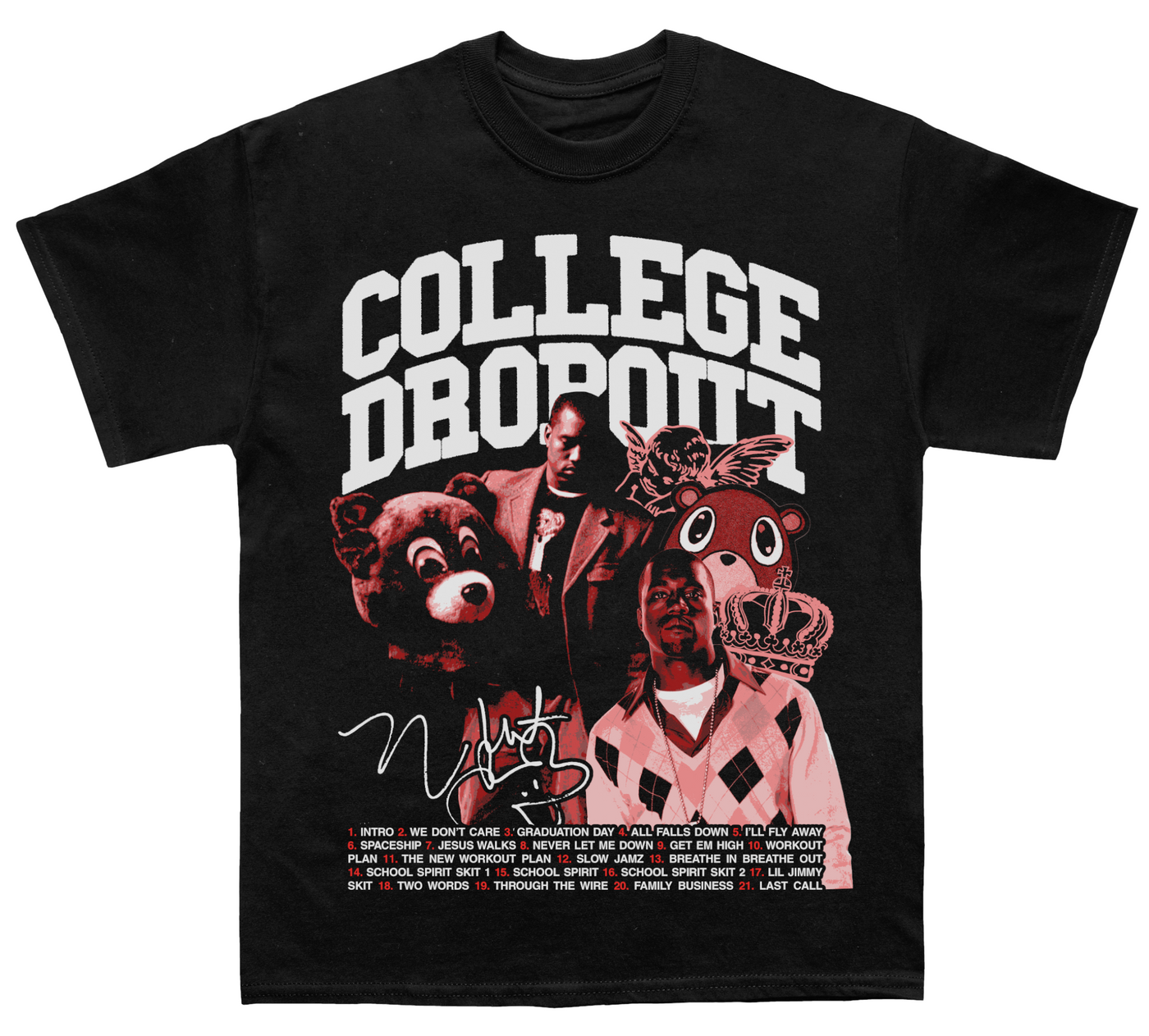 Ye "College Dropout" Album T-shirt