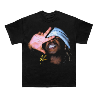 ken carson signarure face tee