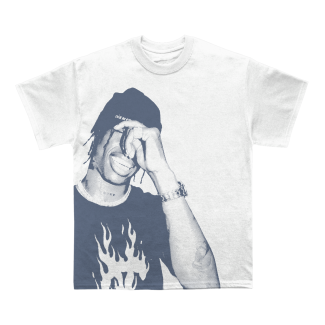 travis scott halftone tee